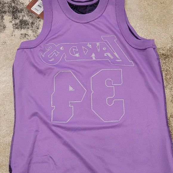 Shaquille O'Neal Lakers Mitchell & Ness Monochrome 96-97 Swingman Jersey Sz M - Picture 13 of 13